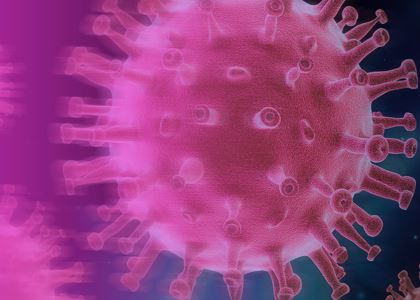 Microscope image of Covid-19.