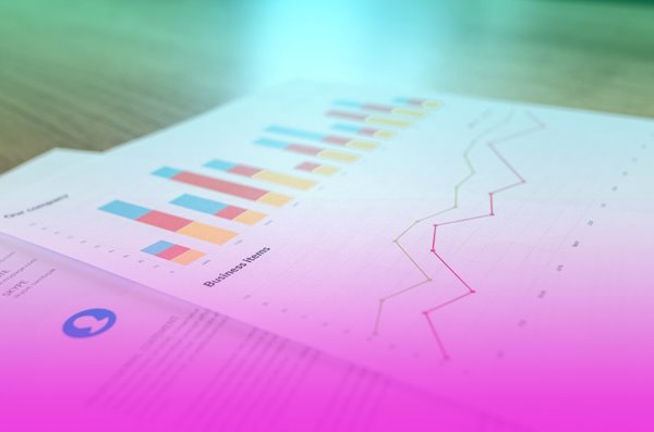 Documents with graphs and statistics.