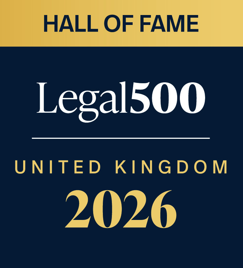 Legal500 2026 Hall of Fame Award