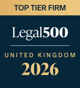 Legal 500 2026 Top Tier Award