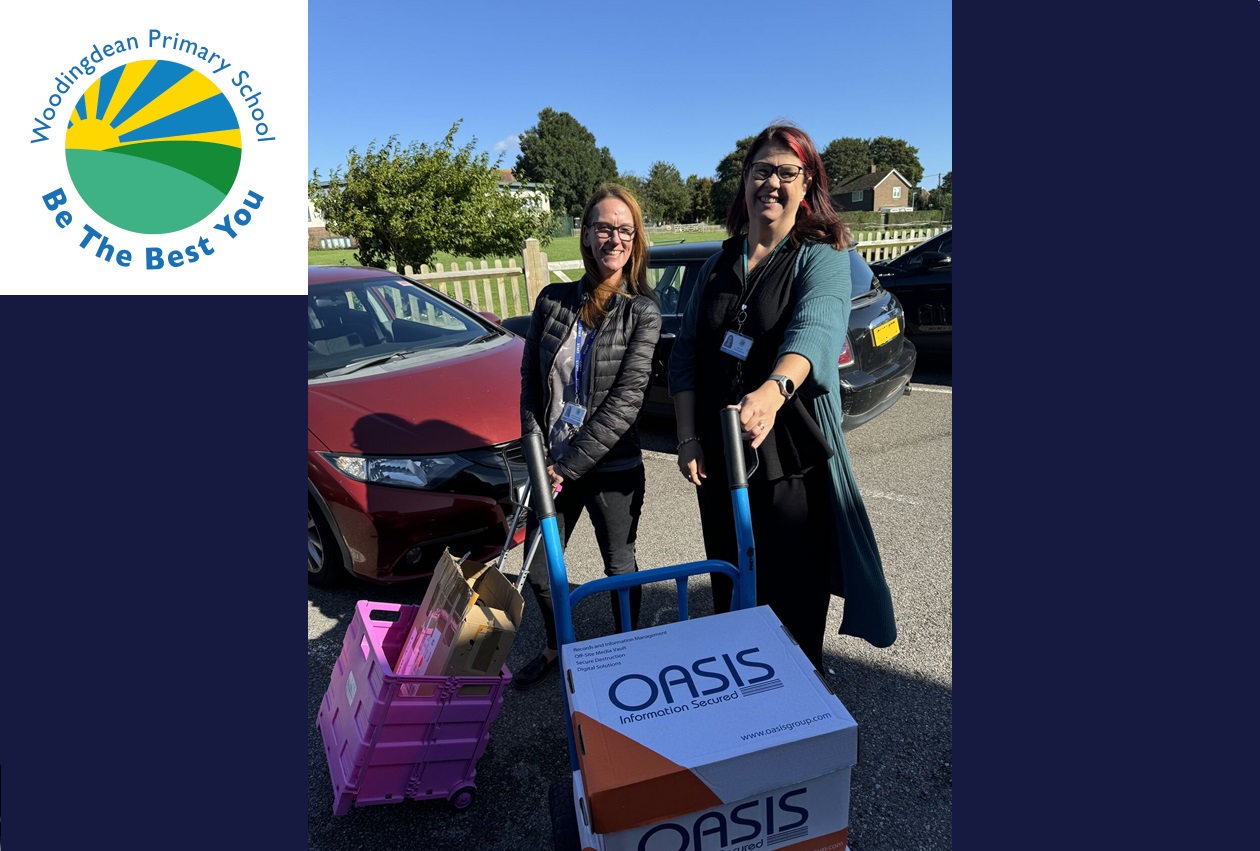 donation of laptops to Woodlingdean Primary School