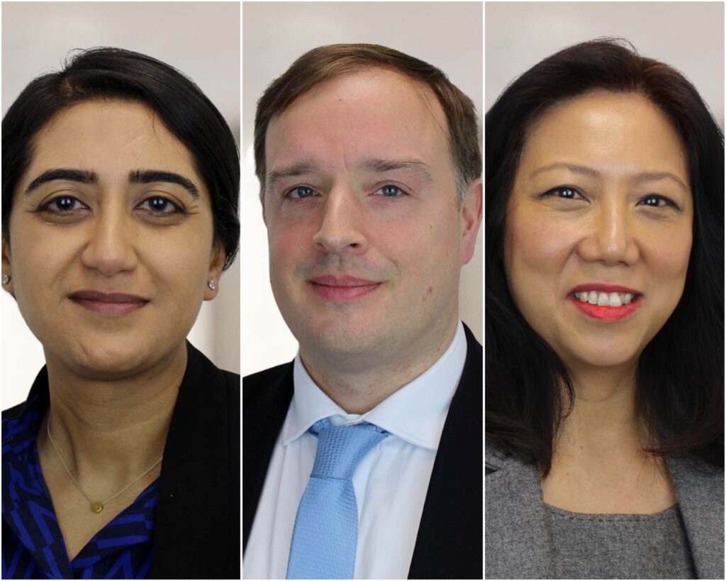 Nisha Tayal, David Bowman and Angela Fong, new Partners at DMH Stallard
